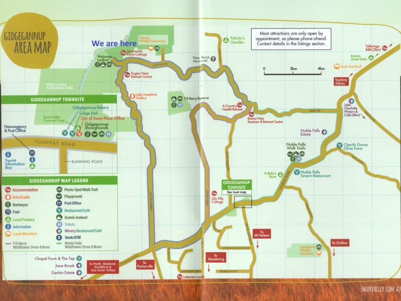 Map of Gidgegannup